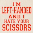 thumbnail image 3 of CafePress - Left Handed Scissors Tote Bag - Unisex Canvas Tote Bag, Beige, 1-Piece, 3 of 8
