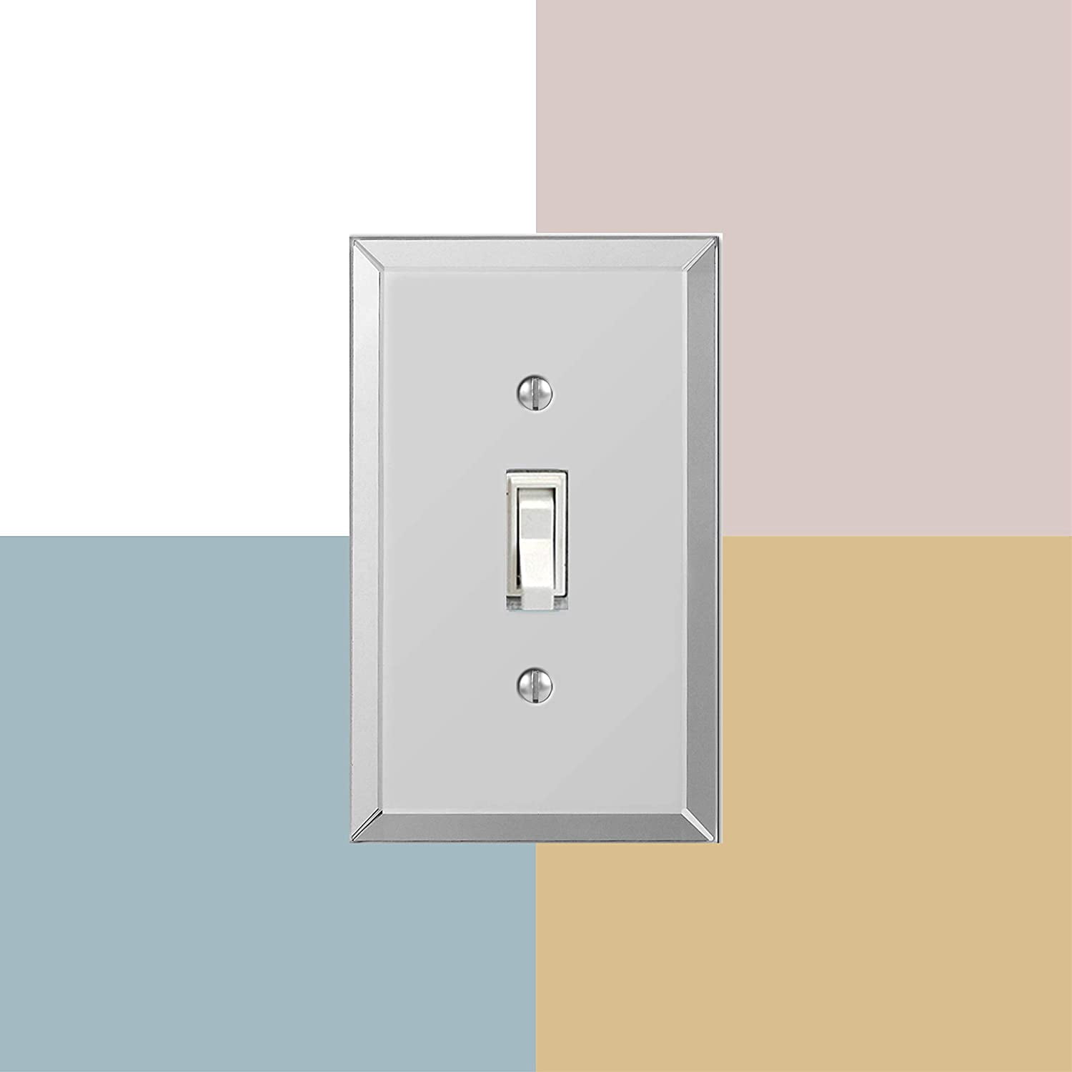 Amerelle 66RRR Moderne Wallplate 3 Rocker Acrylic Clear 1-Pack