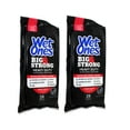 thumbnail image 2 of 2 Pack - Wet Ones Big Ones Fresh Scent Antibacterial Wipes 28 Each, 2 of 5