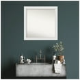 thumbnail image 3 of Amanti Art Custom Wall and Bathroom Mirror (30.25 x 30.25 in.), Blanco White Frame, 3 of 6
