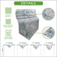 thumbnail image 5 of Blue White Floral Table Runner Linen Burlap Table Runner 120 Inches Long Modern Abstract Blooming Flower Artwork Dresser Scarves for Kitchen Island Coffee Dining Room Party Holiday Decor 13"x120", 5 of 8