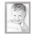 thumbnail image 2 of ArtToFrames 15" x 19" Silver Picture Frame, 15x19 inch Silver Wood Poster Frame (WOM-5388), Pack, 2 of 8