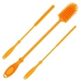 thumbnail image 1 of Juego de cepillos para botellas y cepillos limpiadores de pajitas Kitchiny 12.5 de silicona, 1 of 8