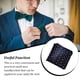 thumbnail image 3 of Sonducket Pañuelo masculino, toalla de mano hecha a mano flexible, traje de fiesta de boda de negocios, patrón bordado, bolsillo cuadrado para Accesorios de disfraces Estilo 11, 3 of 6