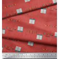 thumbnail image 3 of Soimoi Modal Satin Fabric Gift Box & Hanging Ribbons Party Fabric Prints By Yard 42 Inch Wide, 3 of 3