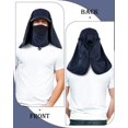 thumbnail image 6 of 4 Set Sun Hat Fishing Hats UPF 50+ Outdoor Hiking Hat UV Sun Protection Hat with Neck Flap Face Mask and 4 Pack Arm Sleeves, 6 of 8