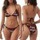 thumbnail image 3 of Balery Happy Thanksgiving Pijama Estampado Bikini de Dos Piezas para Mujer - Conjunto de Bikini Ajustable Sexy y Cómodo para Playa, 3 of 6