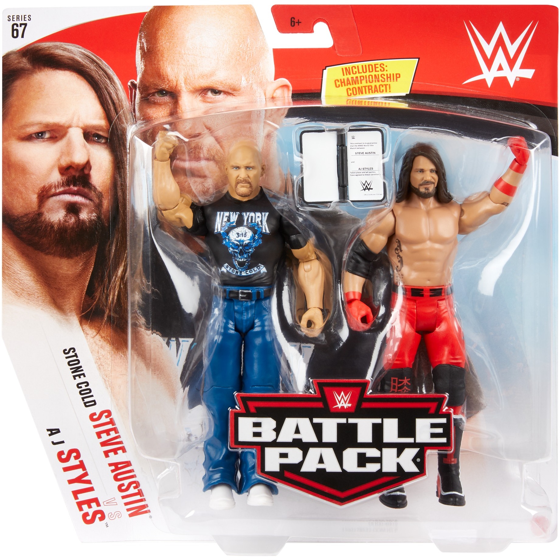 WWE Stone Cold Steve Austin Vs Aj Styles Battle Pack