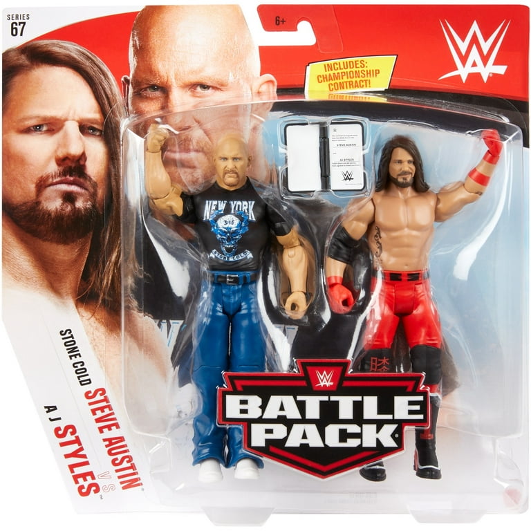 WWE Stone Cold Steve Austin Vs Aj Styles Battle Pack - Walmart.com
