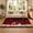 Color 2, variant on Gelasgo Velvet Area Rug, Santa Claus Christmas Village Snowy Mountain and Tree Pattern Decorative Carpet, Winter Holiday Accent Rug for Living Room