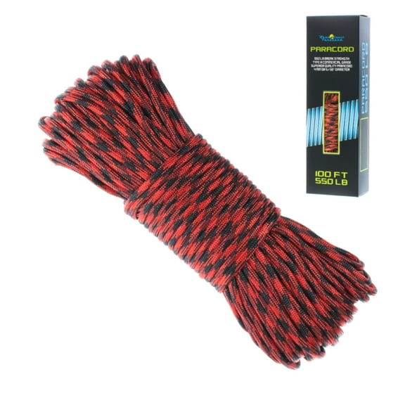 West Coast Paracord Boxed Paracord – 550 Parachute Cord in 100 Foot Lengths – Many Color Options