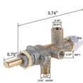 thumbnail image 4 of Gas Patio Heater Control Valve Thermocouple Sensor Dump Switch Knob Propane Fire Pit Control Safety, 4 of 5