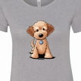 thumbnail image 4 of Inktastic Kiniart Mini Goldendoodle Women's T-Shirt, 4 of 5