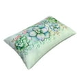 thumbnail image 3 of Bingfone Succulent Standard Size Pillowcase, Long Staple Pure Cotton Envelope Closure Pillow Cover(without pillow core),20"X30", 3 of 9