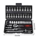 thumbnail image 4 of 46pcs 1/4 Inch Ratchet Wrench Tools for Car Repair, Socket Wrench Tool Combination Tools Kit for Auto Repair, 4 of 5