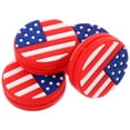 thumbnail image 1 of Milisten 4 Pcs Silicone Tennis Racket Vibration Dampeners US Flag Pattern Tennis Racquet Absorbers Tennis Racket Strings Dampers for Players, 1 of 5