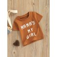 thumbnail image 3 of Gzhioc Toddler Kids Girls Fashion T-Shirts ,Letter Print Round Neck Short Sleeve Tops Summer Casual Wild Shirts, 3 of 9