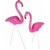 FLAMINGO LAWN DECORATIONS-2/ST