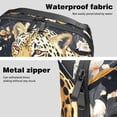 thumbnail image 4 of Leopard USB Organizer | Hard Drive Cases | Charge Cord Organizer | Travel Cord Organizer Case - Oxford Cloth Waterproof Digital Storage Bag 5.9x9.44x3.14 in, 4 of 6