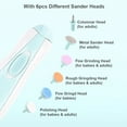 thumbnail image 5 of Electric nail ,6-in-1 Toddlers Kids With Sander Heads Led Nail Kit Baby Nail Kit Toddlers Kids 6pcs Sander Heads Kids With 6pcs With 6pcs Sander Heads Low With Led Nail Qisuo, 5 of 7