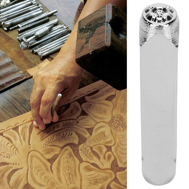 Herramienta de estampado para bricolaje, herramienta de punzón de estampado manual de metal de 6 mm y 1/4", la mejor herramienta de estampado manual de su clase