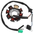 thumbnail image 2 of Magneto Ignition Stator, Rugged Reliable Professional Magneto Stator Coil High Temperature   For 125cc 150cc 152QMI 157QMJ Engine, 2 of 8