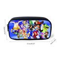 thumbnail image 2 of Estuche para lápices de anime, estuche para lápices de dibujos animados con cremallera, estuche organizador para lápices para niños y niñas, 2 of 8