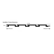 HandiWall Slatwall Panels - 4 Foot (Gray)