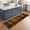 Brown, Black, Amber, variant on Entryway Rug 2'x3', Orange Checked Fall Kitchen Runner Rugs Non-Slip Carpet Mats, Thanksgiving Buffalo Plaid Bedside Rugs Runners Washable Floor Carpet for Bathroom Laundry Room