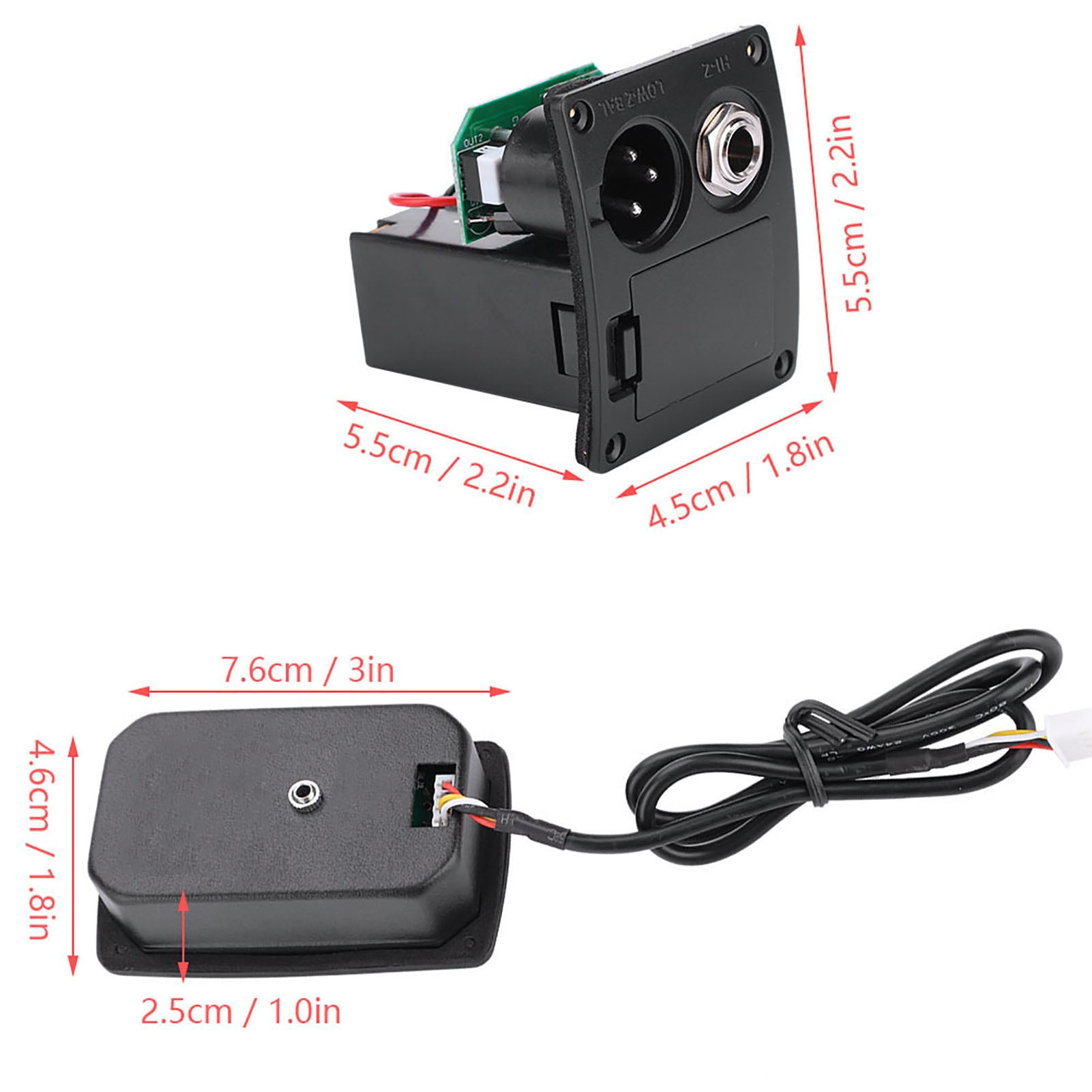 SE‑5N 5 Band EQ Equalizer Pickup Tuner for Acoustic Guitar Musical Instrument Accessory Kit