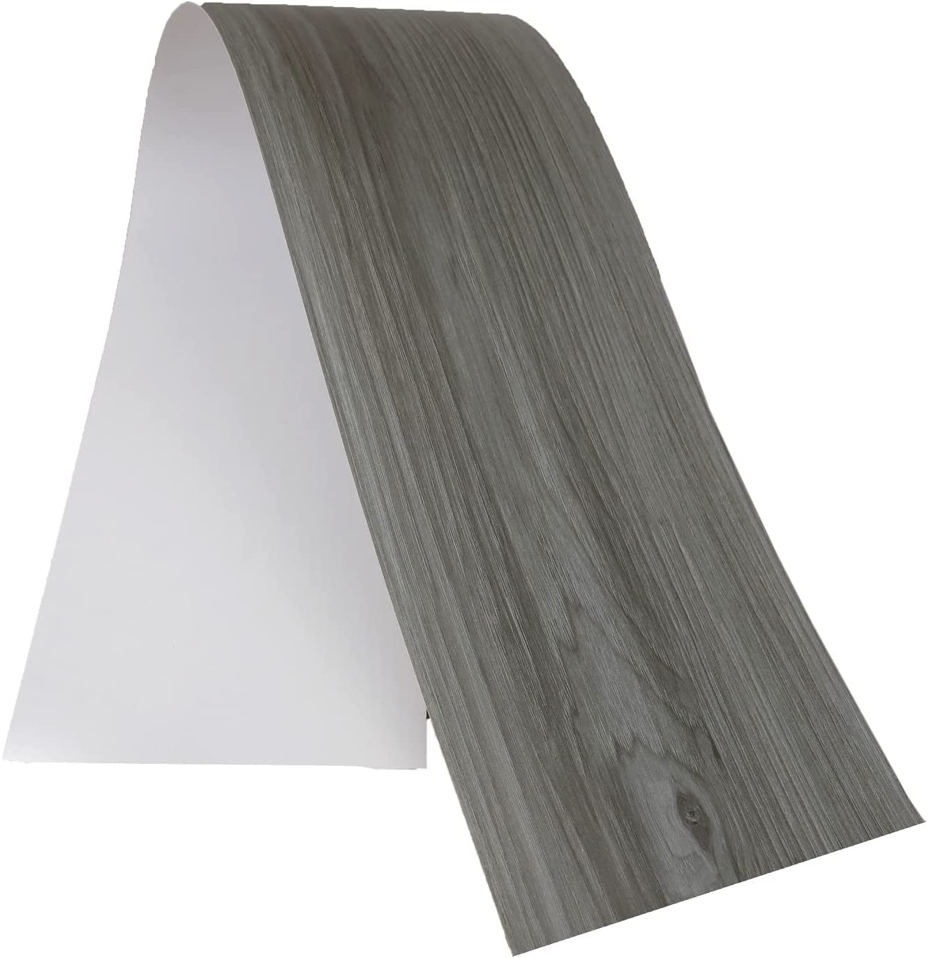 Gray Peel and Stick Flooring 36' x 6' 10 Pieces/Pack Wood Plank Vinyl Flooring Tiles 10 Pieces Easy to Install for Bathroom Kitchen Living Room
