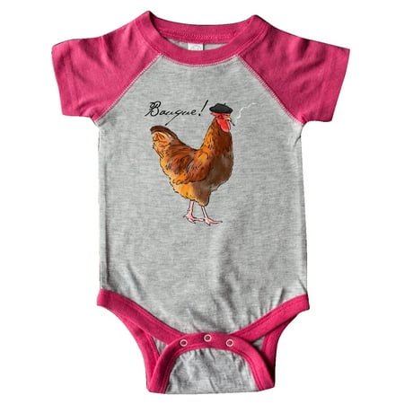 

Inktastic French Rooster says Bauque! Gift Baby Boy or Baby Girl Bodysuit