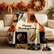 thumbnail image 5 of Thanksgiving Pumpkin Maple Leaf Fruit Blanket Digital Print Flannel Blanket Warm And Cozy Nap Blanket, 5 of 6