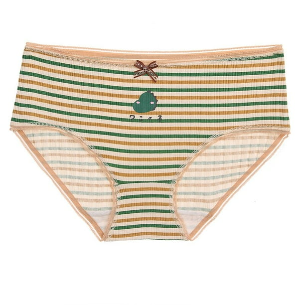 TrowBridge bragas de dibujos animados para mujer ropa interior comoda y transpirable calzoncillos de algodon para nina lenceria acogedora ropa interior encantadora oferta Walmart en linea