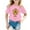 Pink, variant on Hiijoy Infant Girls Father's Day Graphic Tee Short Sleeve Casual T-Shirt, Sizes 18M-8Y