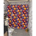 thumbnail image 5 of Halloween Fall Pumpkin Shower Curtain Set ，Waterproof Fabric Shower Curtains Shower Curtains for Bathroom,Bathroom Decor 60"x72", 5 of 6