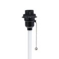 thumbnail image 4 of LimeLights White Stick Lamp with Charging Outlet and Fabric Shade, 4 of 8