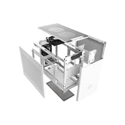 Cooler Master MCB-NR200-WNNN-S00 MasterBox NR200 Mini-Tower Computer Case - Mesh, Plastic, Steel - White
