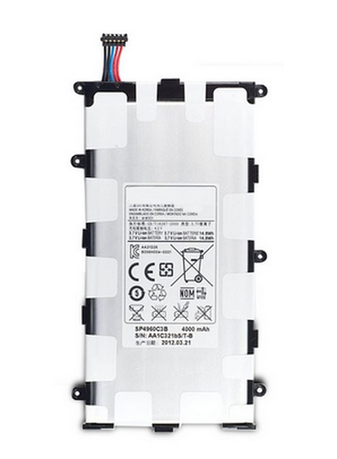 Generic Rechargeable Battery Replacement Part Compatible with Samsung