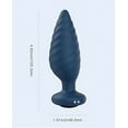 thumbnail image 3 of Noah - App Controlled Rotating Butt Plug - Blue, 3 of 5