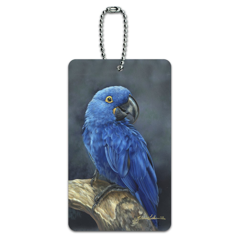 Parrot Macaw Art Bird Leather Passport Holder Cover Case Travel One Pocket 