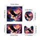 thumbnail image 3 of Independence Day Bathroom Dry Wet Separation Four Piece Set Shower Curtain+Toilet Seat Cushion+Floor Cushion+U Shaped Cushion, 3 of 6