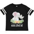 thumbnail image 3 of Inktastic I'll Never Forget That My Nana Loves Me with Cute Elephants Boys or Girls Toddler T-Shirt, 3 of 5