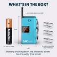 thumbnail image 6 of BACtrack Keychain Breathalyzer (Blue) | Ultra-Portable Pocket Keyring Alcohol Tester for Personal Use, 6 of 7