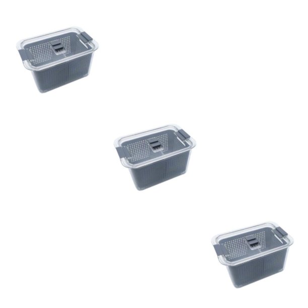 Matsuzay Cajas de almacenamiento de plástico duraderas y elegantes para nevera para cocina de moda Opciones ecológicas disponibles Cesta de Type1 NO1