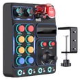 thumbnail image 4 of Brynna RGB Multifunctional Key Control Box Simulator Race Central Control Box Simulation Driving Control with 19 Buttons 9 Types 30 Programmable Options RGB Backlight USB Port Support for PC, 4 of 7