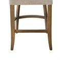 thumbnail image 4 of Ryna Counter Stool Chair- Light Gray Fabric- Oak Brown Solid Wood, 4 of 6