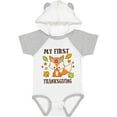 thumbnail image 3 of Inktastic My First Thanksgiving with Fall Fox and Leaves Boys or Girls Baby Bodysuit, 3 of 5