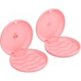 thumbnail image 1 of ZIZNBA (2 Pack) Retainer Cases,Solid Orthodontic Retainer Case (Pink), 1 of 6