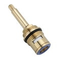 thumbnail image 3 of veasfak Brass Ceramic Stem Disc Thread G3/4 Inch Wear Resistant Quarter Turn 20 Faucet Blue Anti Clockwise, 3 of 9
